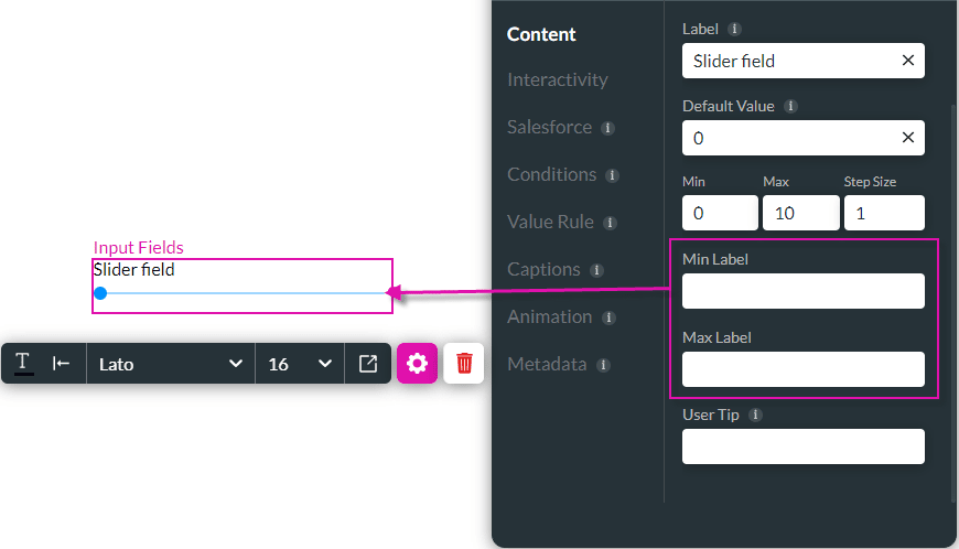 Minimum And Maximum Label Support Titan